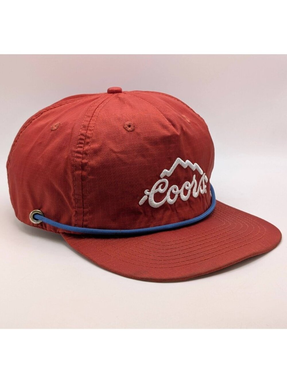 Coors Huckberry Hat Cap Drawstring Adjustable Mountains Hiking Red Blue Unisex